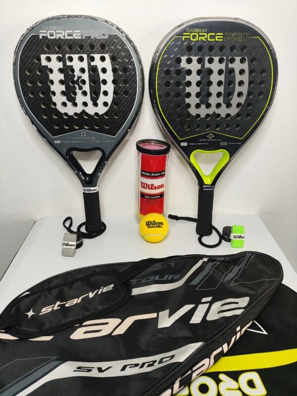 WILSON CARBON FORCE PRO – Pack Padel