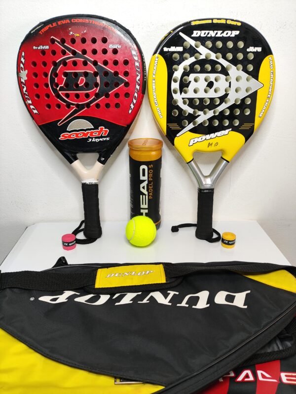 Pack Duo Padel Dunlop (Contrôle & Confort)