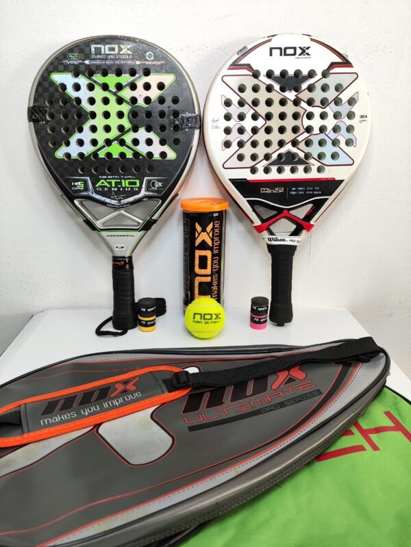 Pack Duo Padel Haut de Gamme NOX 12K Carbone