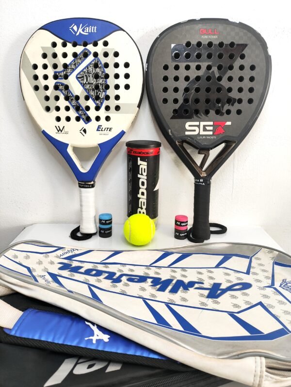 Pack Duo Padel Polyvalent & Attaque + Accessoires