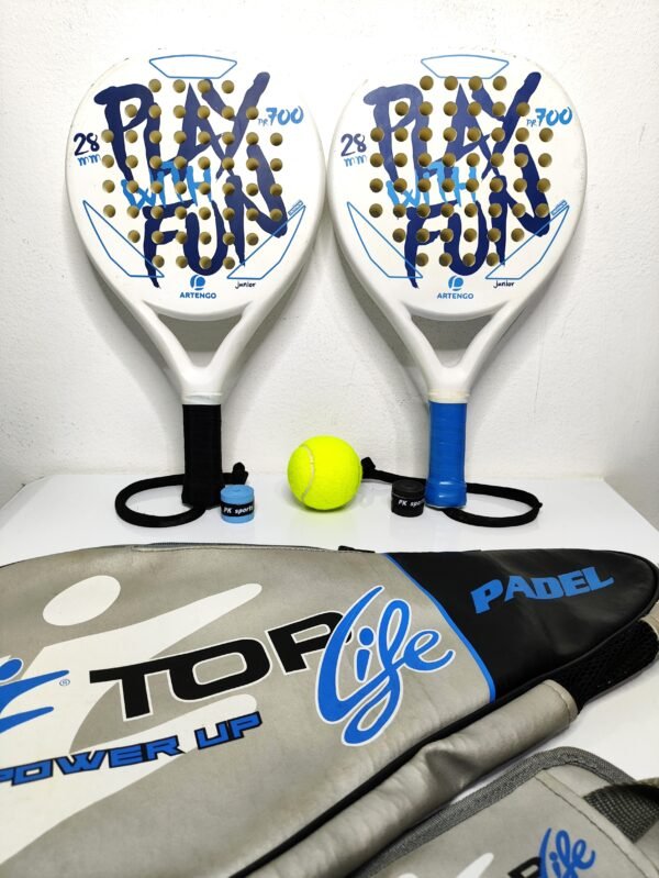 Pack Duo Padel Enfant Artengo PR 700 + Housse & Accessoires